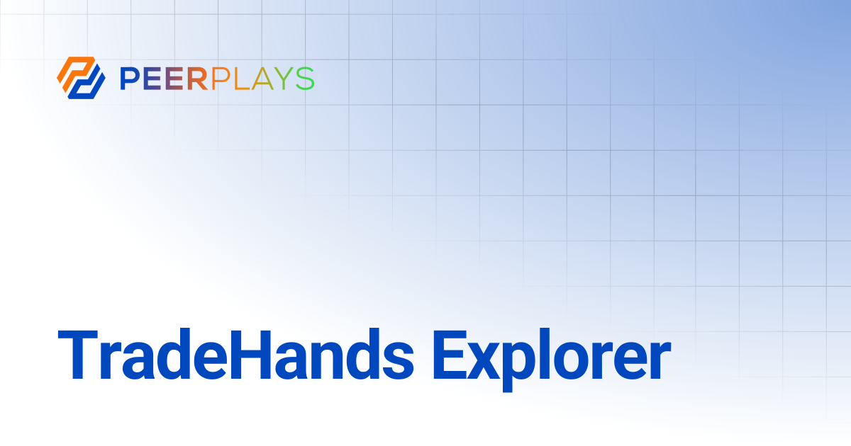 TradeHands Explorer | Peerplays Developer Docs